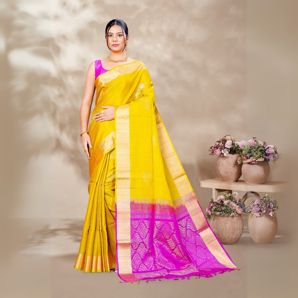 Zartari Pure Silk Coimbatore Soft Silk saree