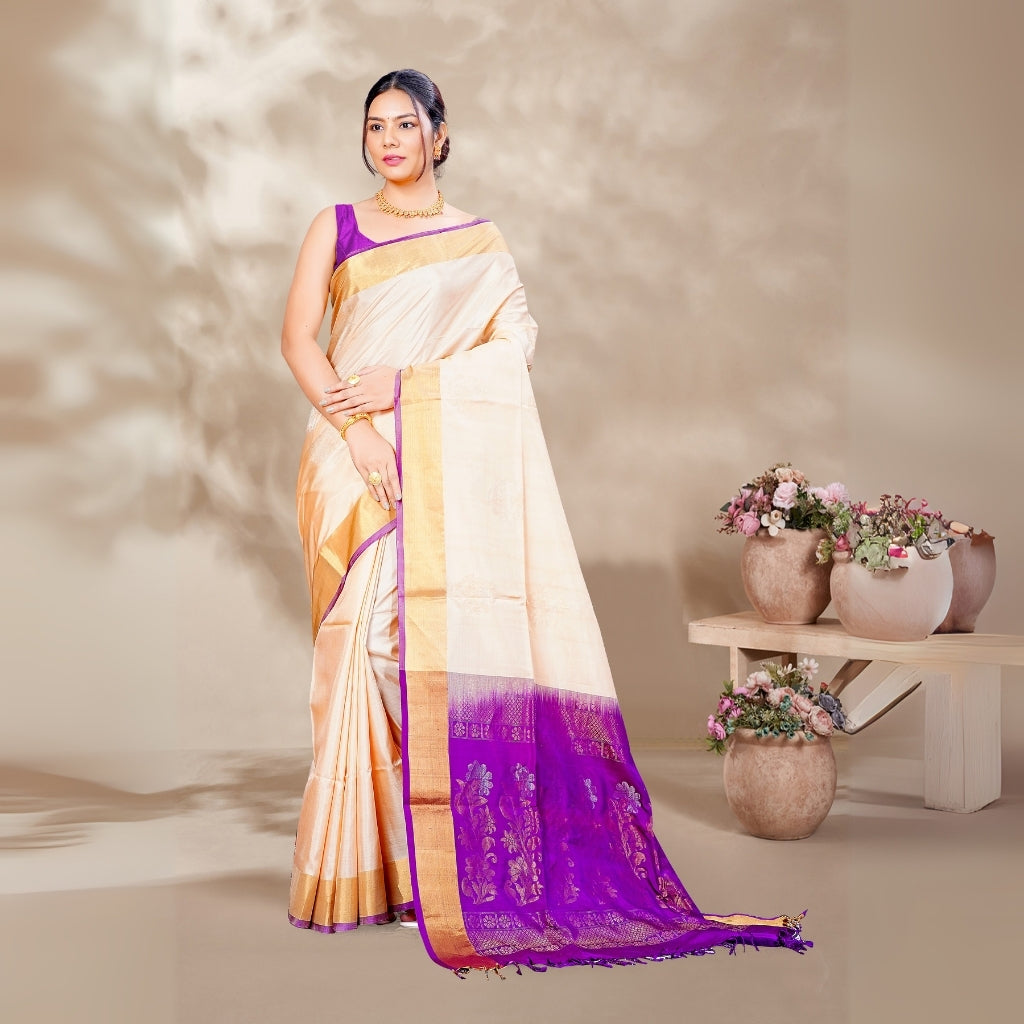 Zartari Pure Silk Coimbatore Soft Silk saree