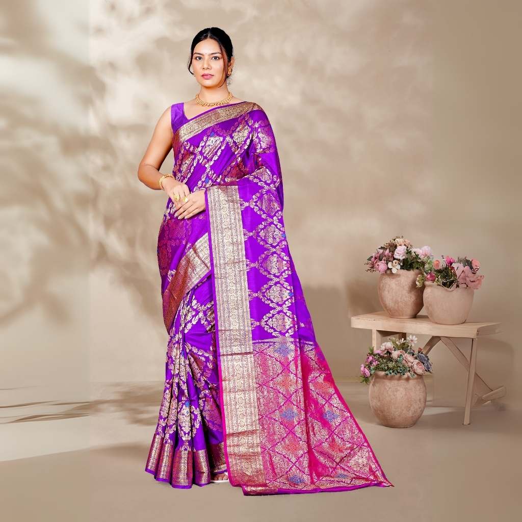 Zartari Pure Silk Coimbatore Soft Silk saree