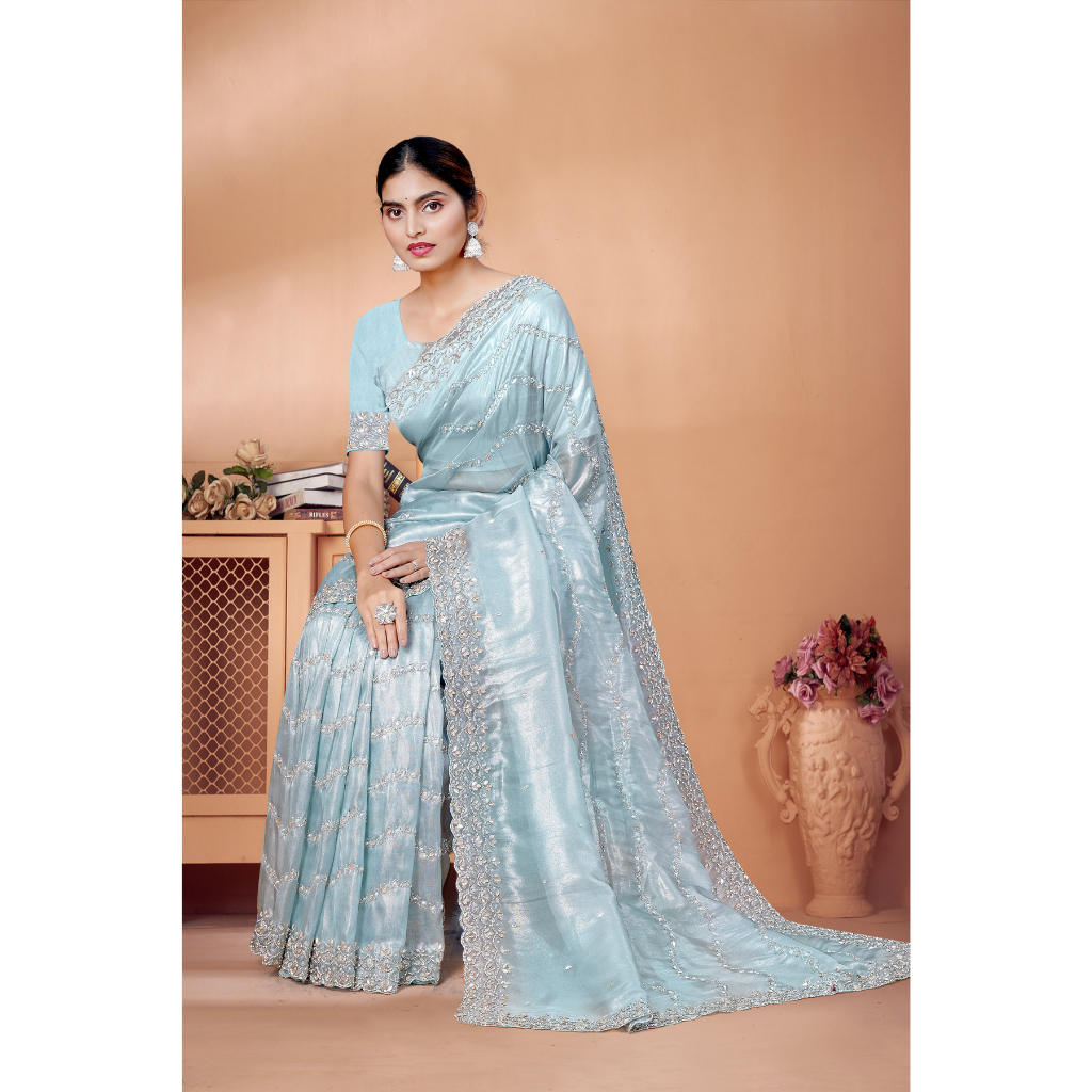 Zartari Pure Silk Coimbatore Soft Silk saree