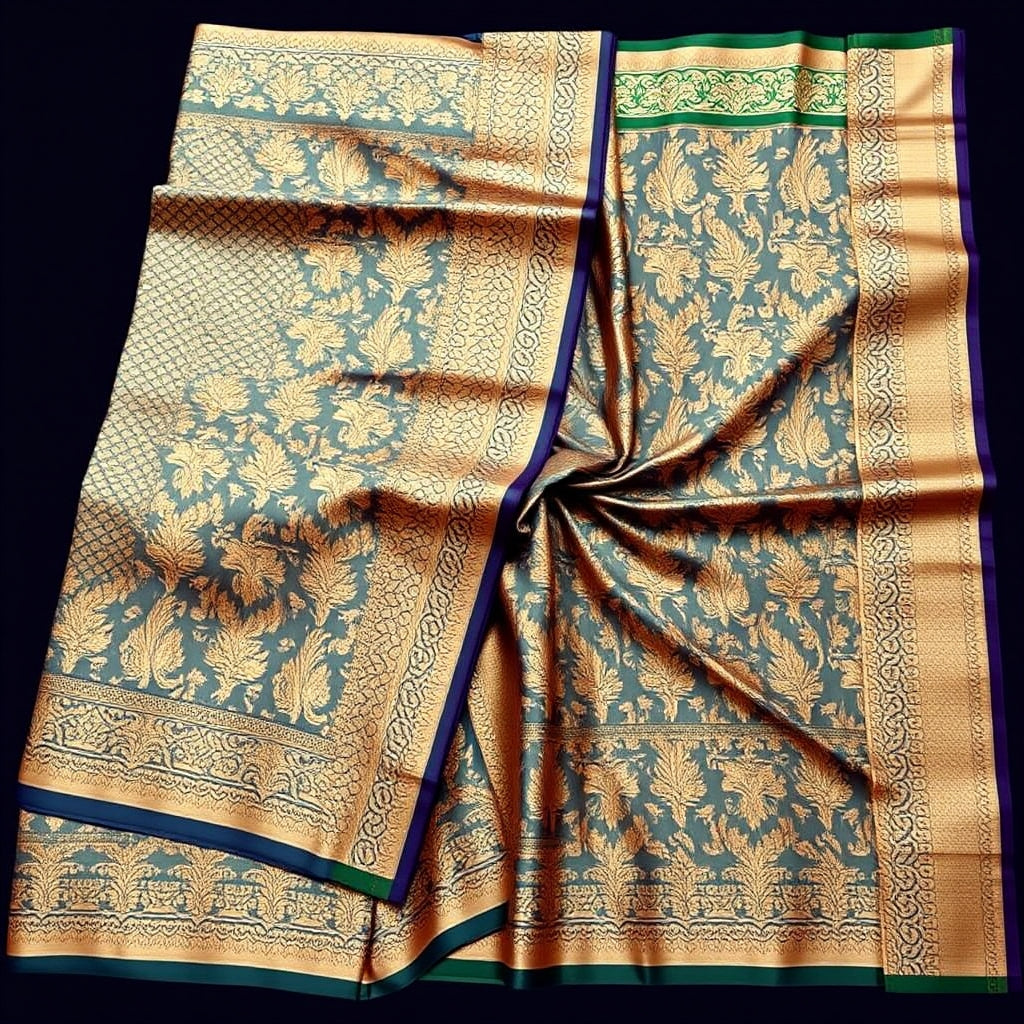 Luxurious Banarasi Silk Saree 3