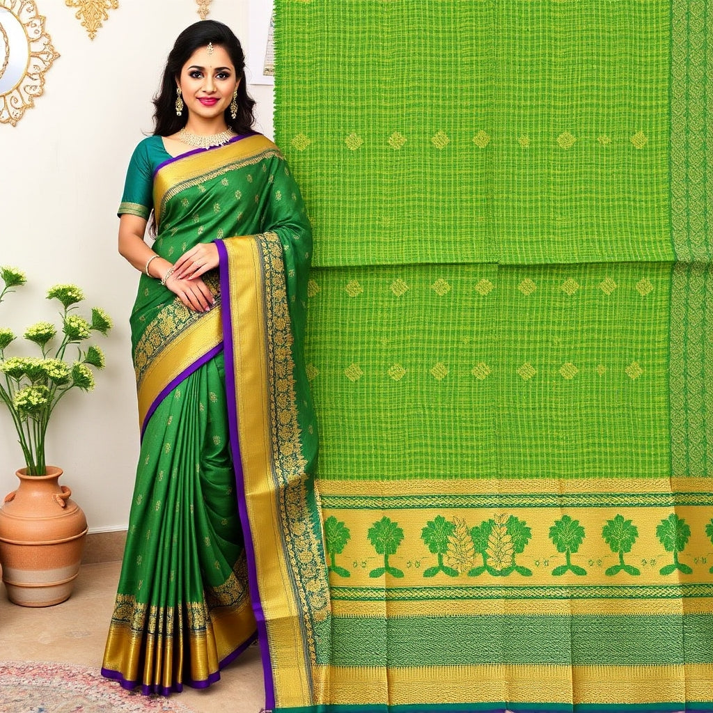 Handwoven Gadwal Saree 2