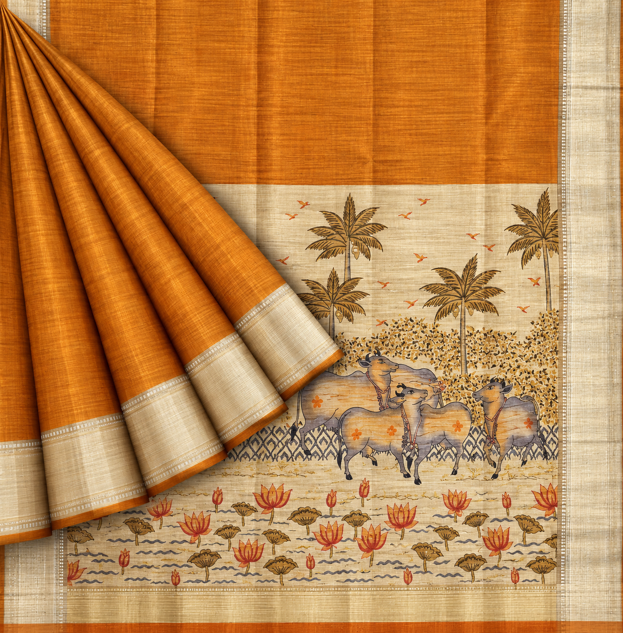 Blended Mul kalamkari design