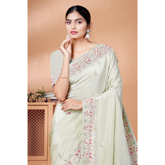 Zartari Pure Silk Coimbatore Soft Silk saree 