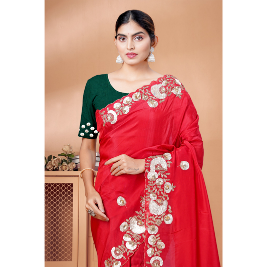 Zartari Pure Silk Coimbatore Soft Silk saree 