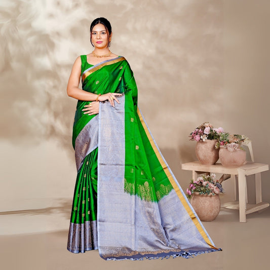 Zartari Pure Silk Coimbatore Soft Silk saree 