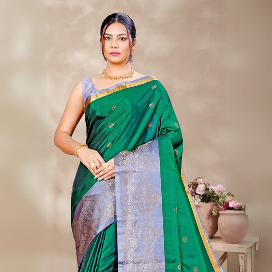 Zartari Pure Silk Coimbatore Soft Silk saree 