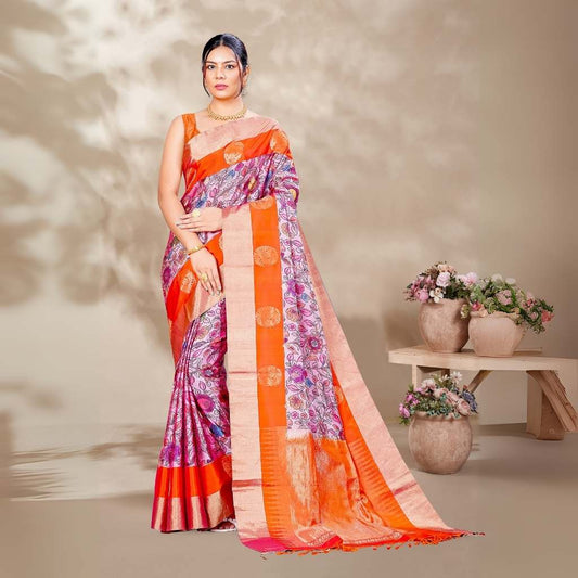 Zartari Pure Silk Coimbatore Soft Silk saree 
