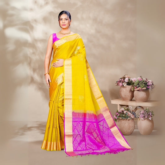 Zartari Pure Silk Coimbatore Soft Silk saree 