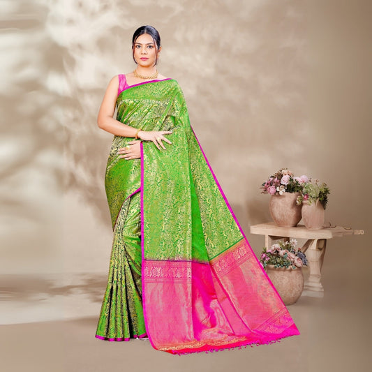 Zartari Pure Silk Coimbatore Soft Silk saree 