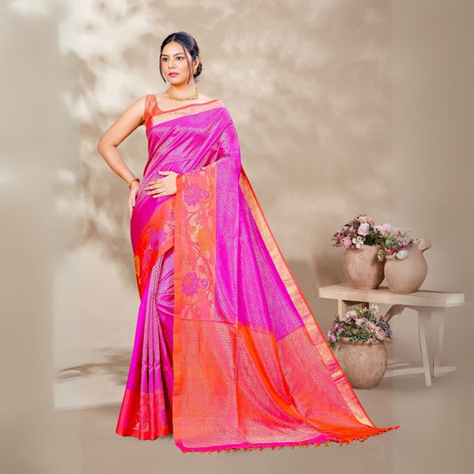 Zartari Pure Silk Coimbatore Soft Silk saree 