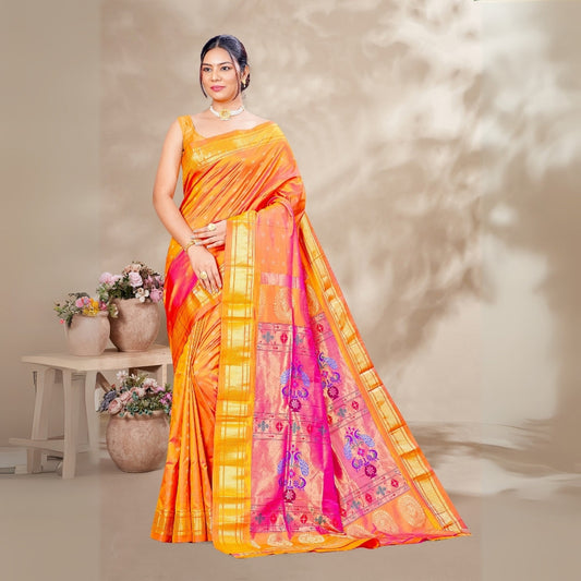 Zartari Pure Silk Coimbatore Soft Silk saree 
