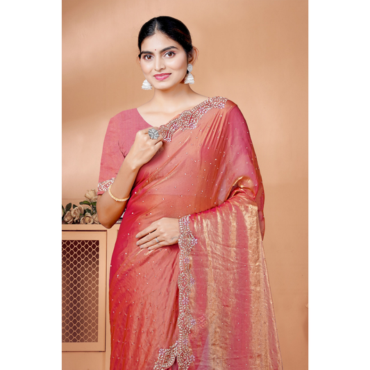 Zartari Pure Silk Coimbatore Soft Silk saree 