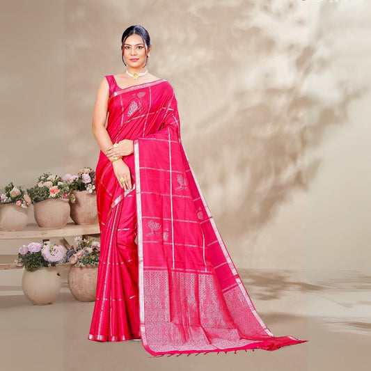 Zartari Pure Silk Coimbatore Soft Silk saree 