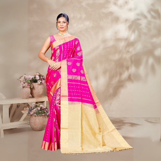 Zartari Pure Silk Coimbatore Soft Silk saree 