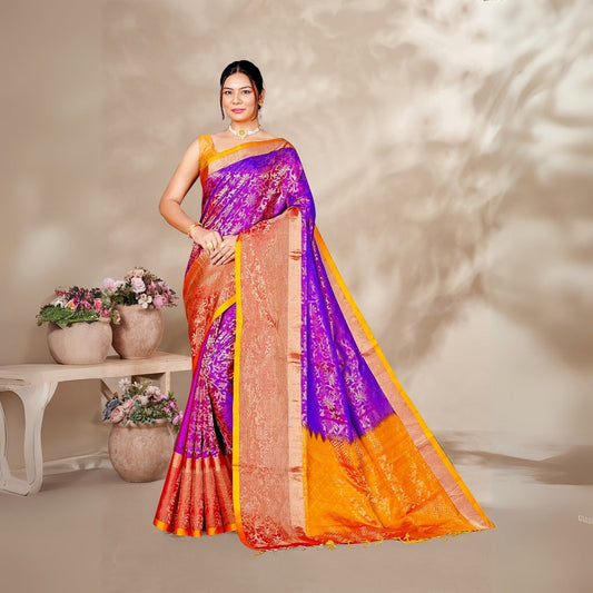 Zartari Pure Silk Coimbatore Soft Silk saree 