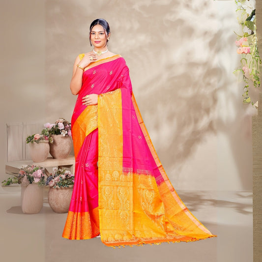 Zartari Pure Silk Coimbatore Soft Silk saree 