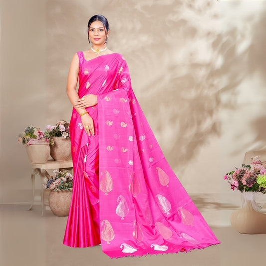 Zartari Pure Silk Coimbatore Soft Silk saree 