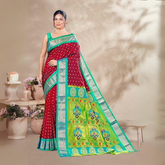 Zartari Pure Silk Coimbatore Soft Silk saree 