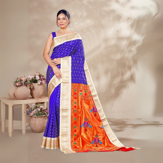 Zartari Pure Silk Coimbatore Soft Silk saree 