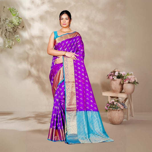 Zartari Pure Silk Coimbatore Soft Silk saree 