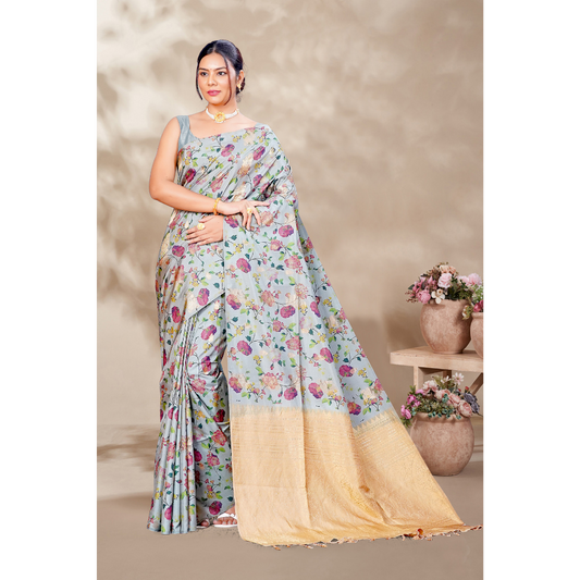 Zartari Pure Silk Coimbatore Soft Silk saree 