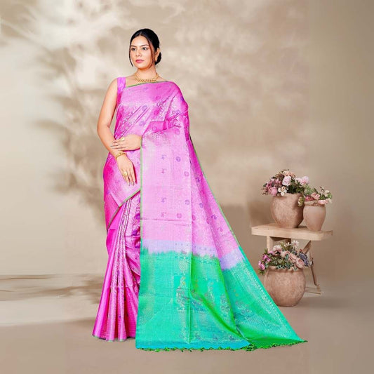 Zartari Pure Silk Coimbatore Soft Silk saree 