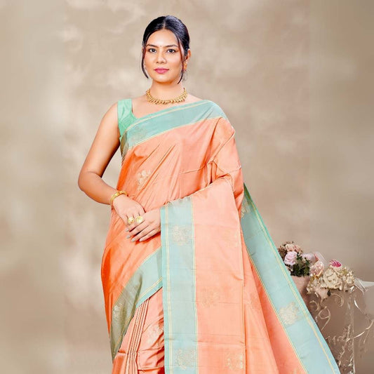 Zartari Pure Silk Coimbatore Soft Silk saree 