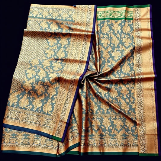 Luxurious Banarasi Silk Saree 3