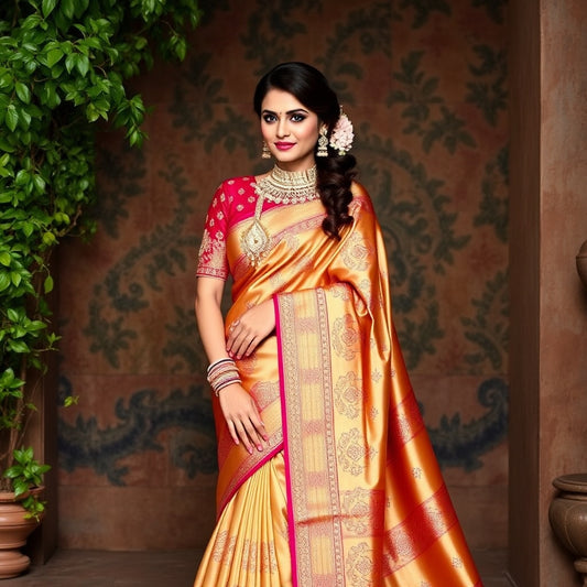Luxurious Banarasi Silk Saree 2