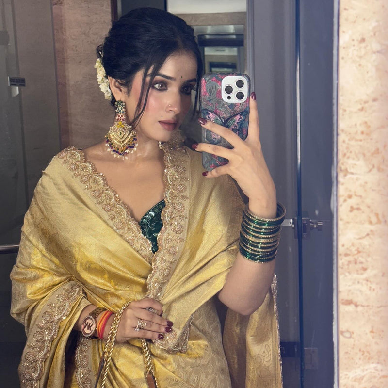Pratikssha Honmunke in Zartari Pure Silk