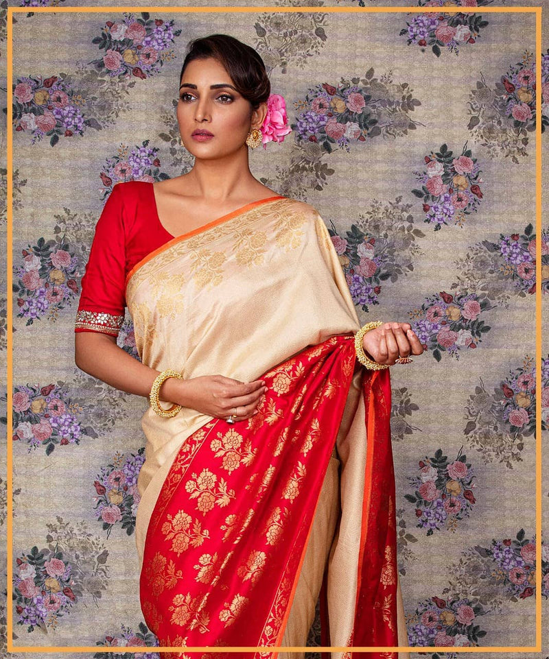 Rupali Bhosle in Zartari Pure Silk