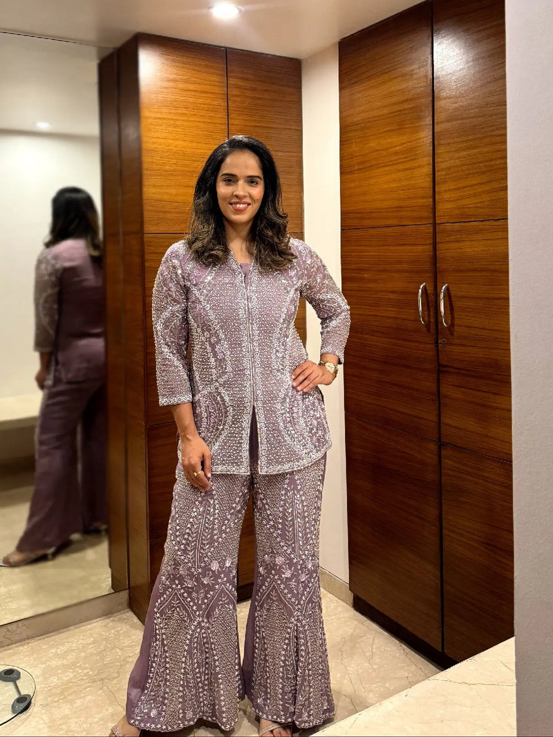 Saina Nehwal in Zartari Pure Silk