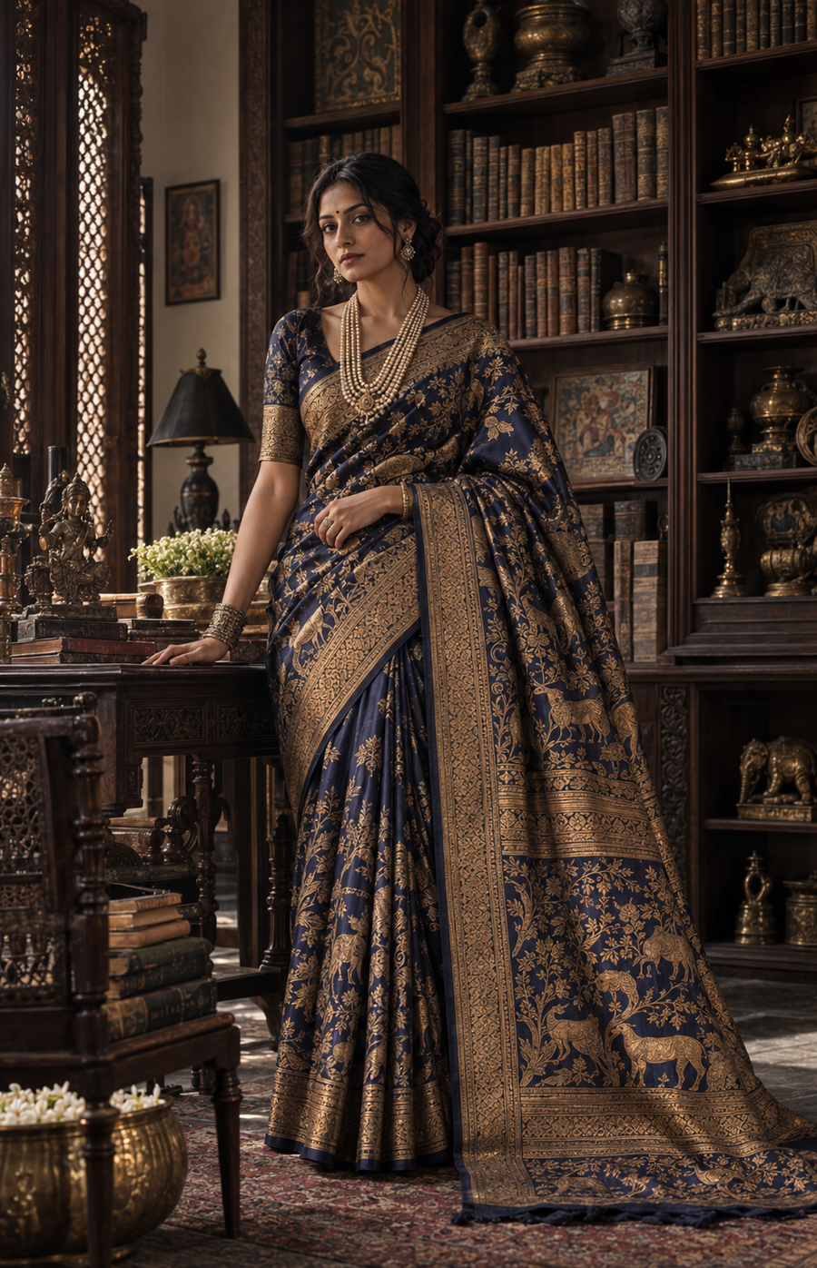Royal Heirlooms - Zartari Silk Drape