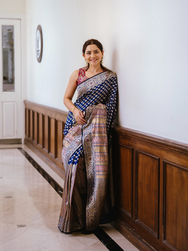 Sonalee in Zartari Pure Silk
