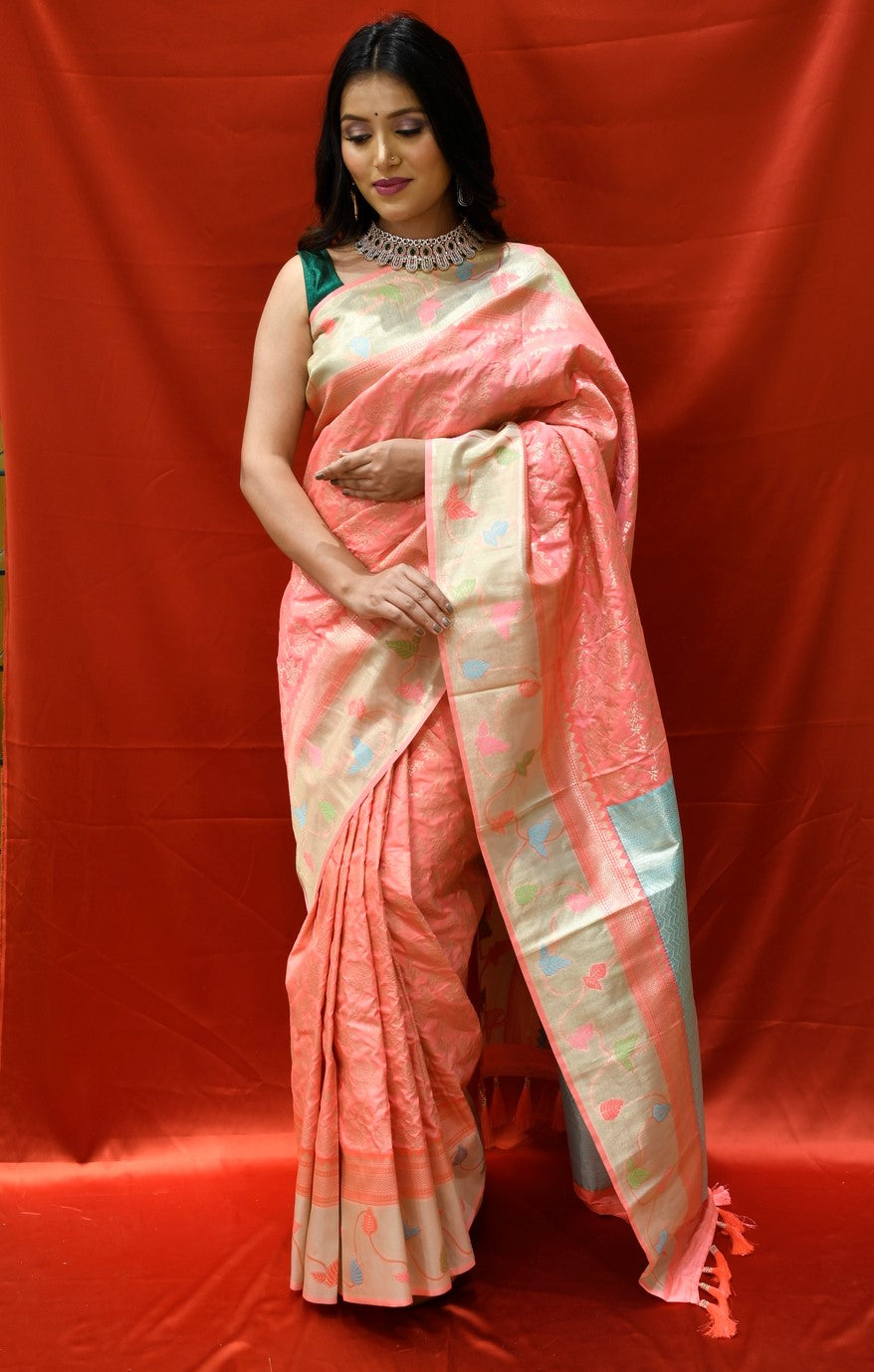 Blended Silk Banarasi